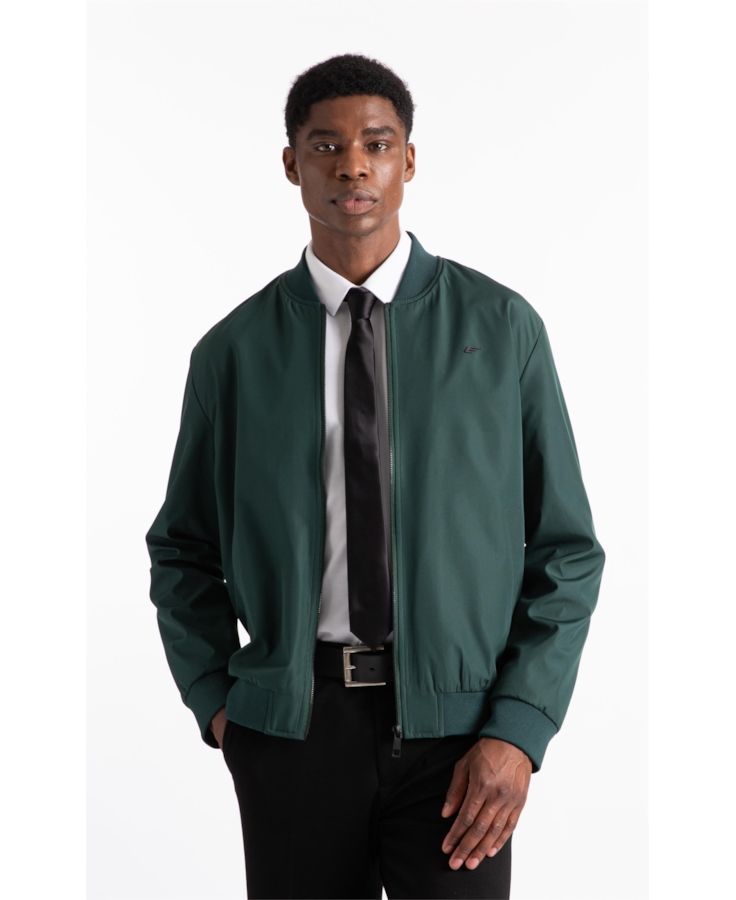 Jaqueta Nylon Padding College Bomber Verde Escuro