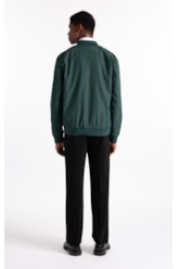Jaqueta Nylon Padding College Bomber Verde Escuro