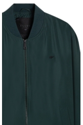 Jaqueta Nylon Padding College Bomber Verde Escuro