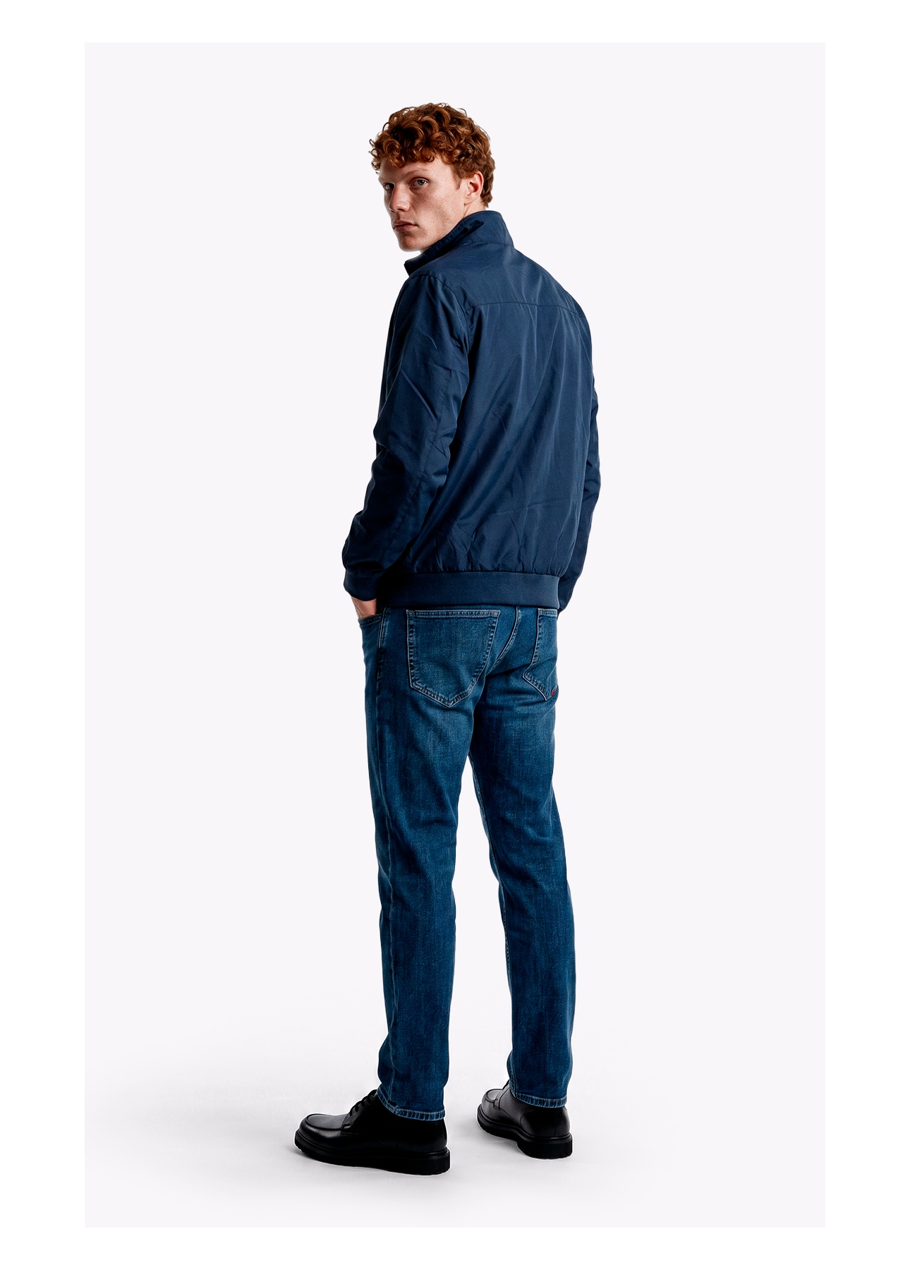 Jaqueta Nylon Padding Dark Navy