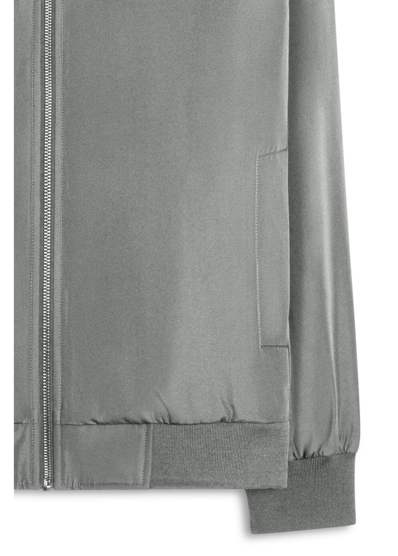 Jaqueta Nylon Padding Grafite