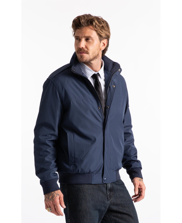 Jaqueta Nylon Padding Sport Dark Navy