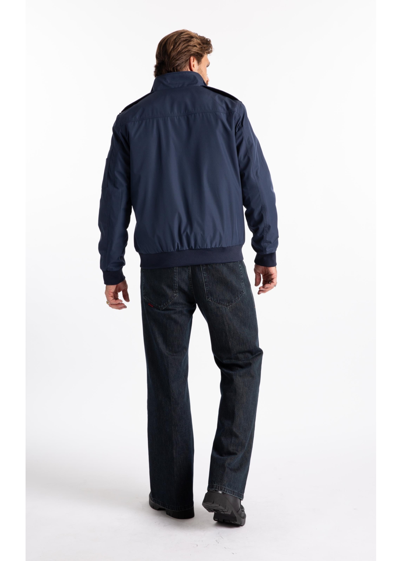 Jaqueta Nylon Padding Sport Dark Navy