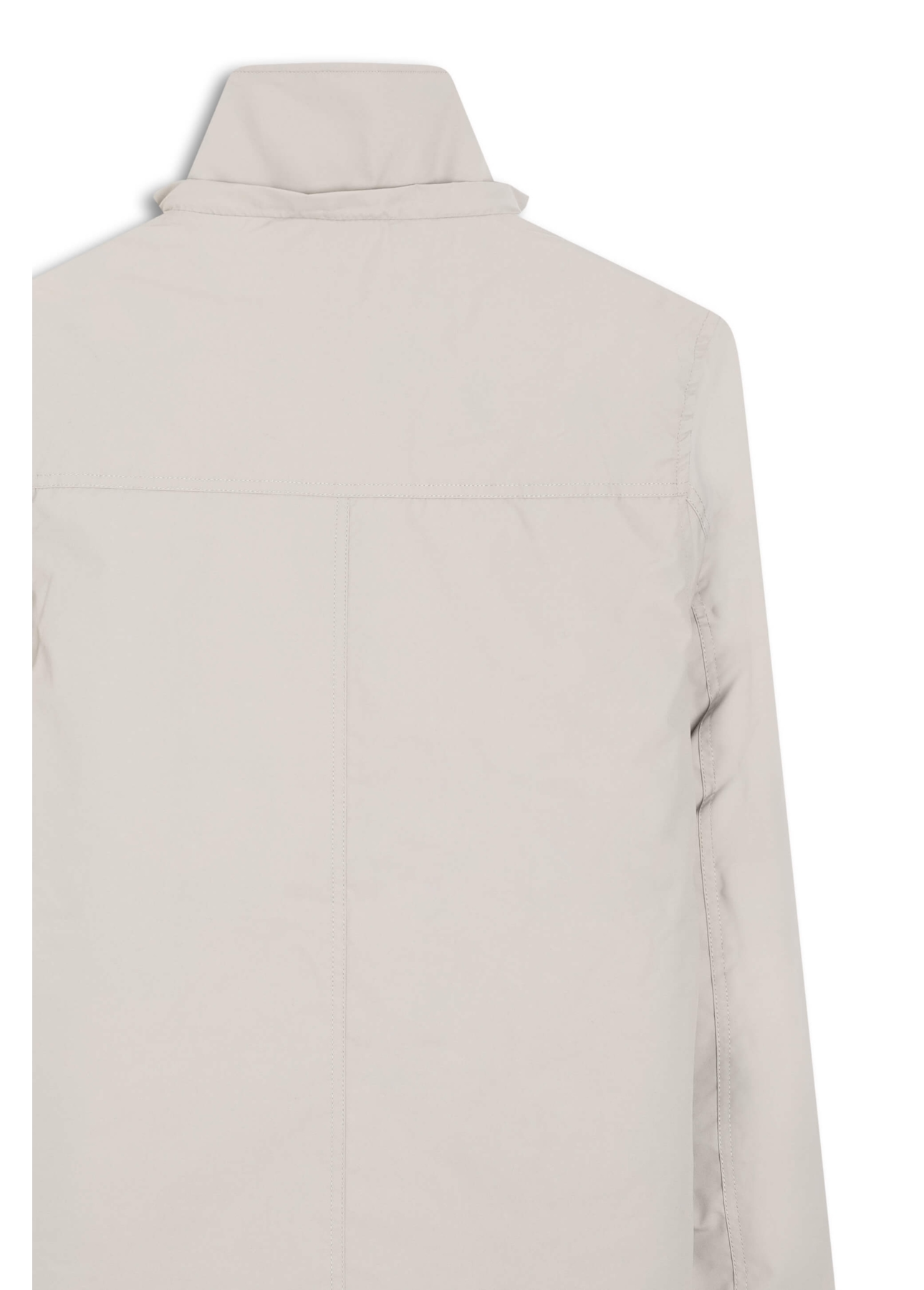 Jaqueta Nylon Ribbon Hood Cinza