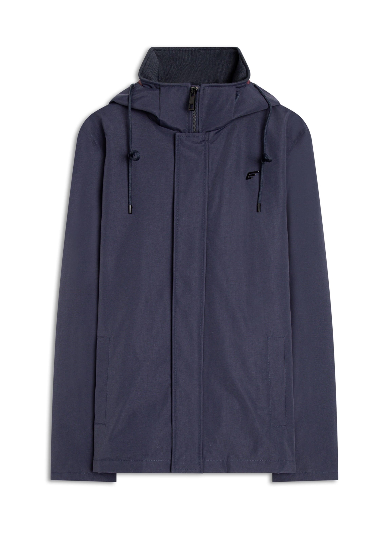 Jaqueta Nylon Ribbon Hood Dark Navy