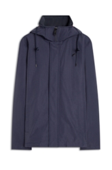 Jaqueta Nylon Ribbon Hood Dark Navy