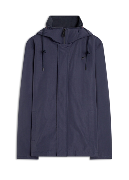 Jaqueta Nylon Ribbon Hood Dark Navy