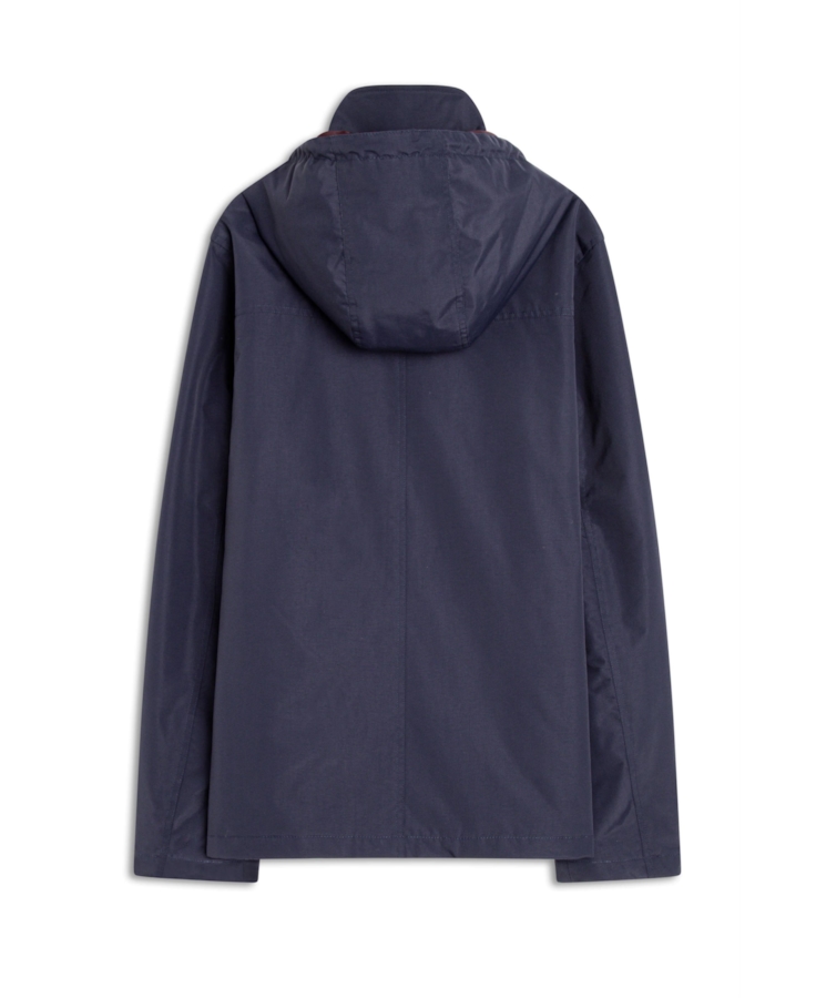 Jaqueta Nylon Ribbon Hood Dark Navy