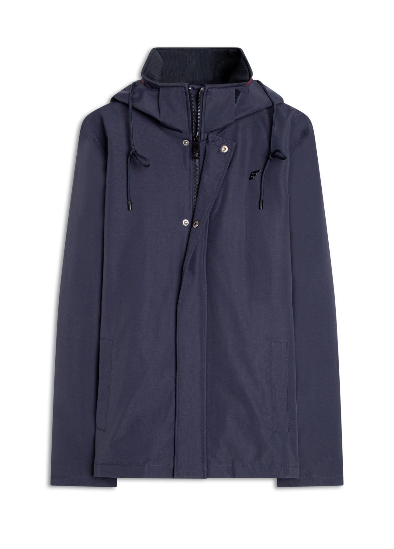 Jaqueta Nylon Ribbon Hood Dark Navy