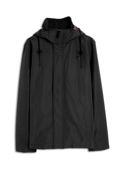 Jaqueta Nylon Ribbon Hood Preto