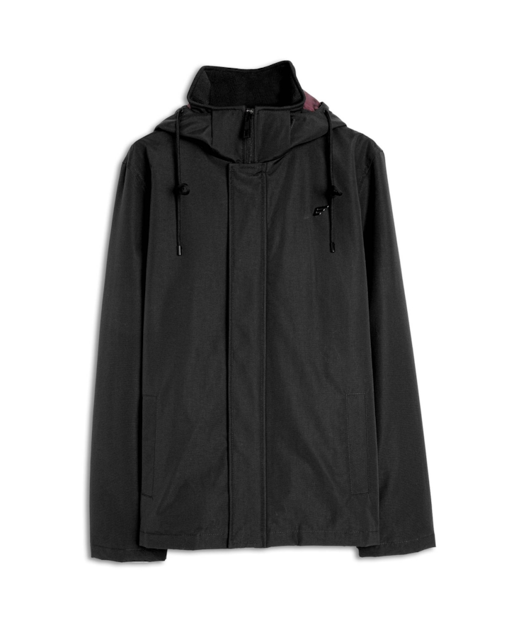 Jaqueta Nylon Ribbon Hood Preto