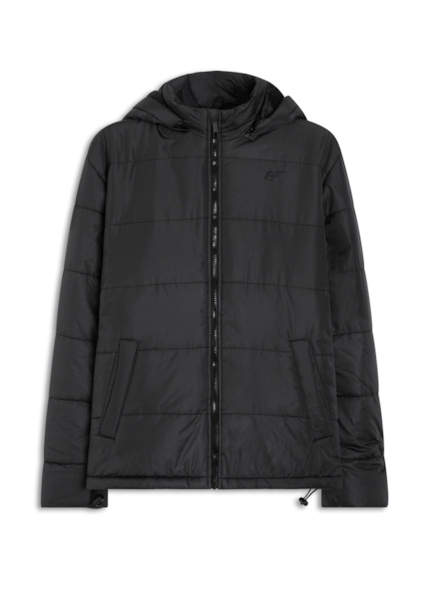 Jaqueta Nylon Ribbon Hood Preto