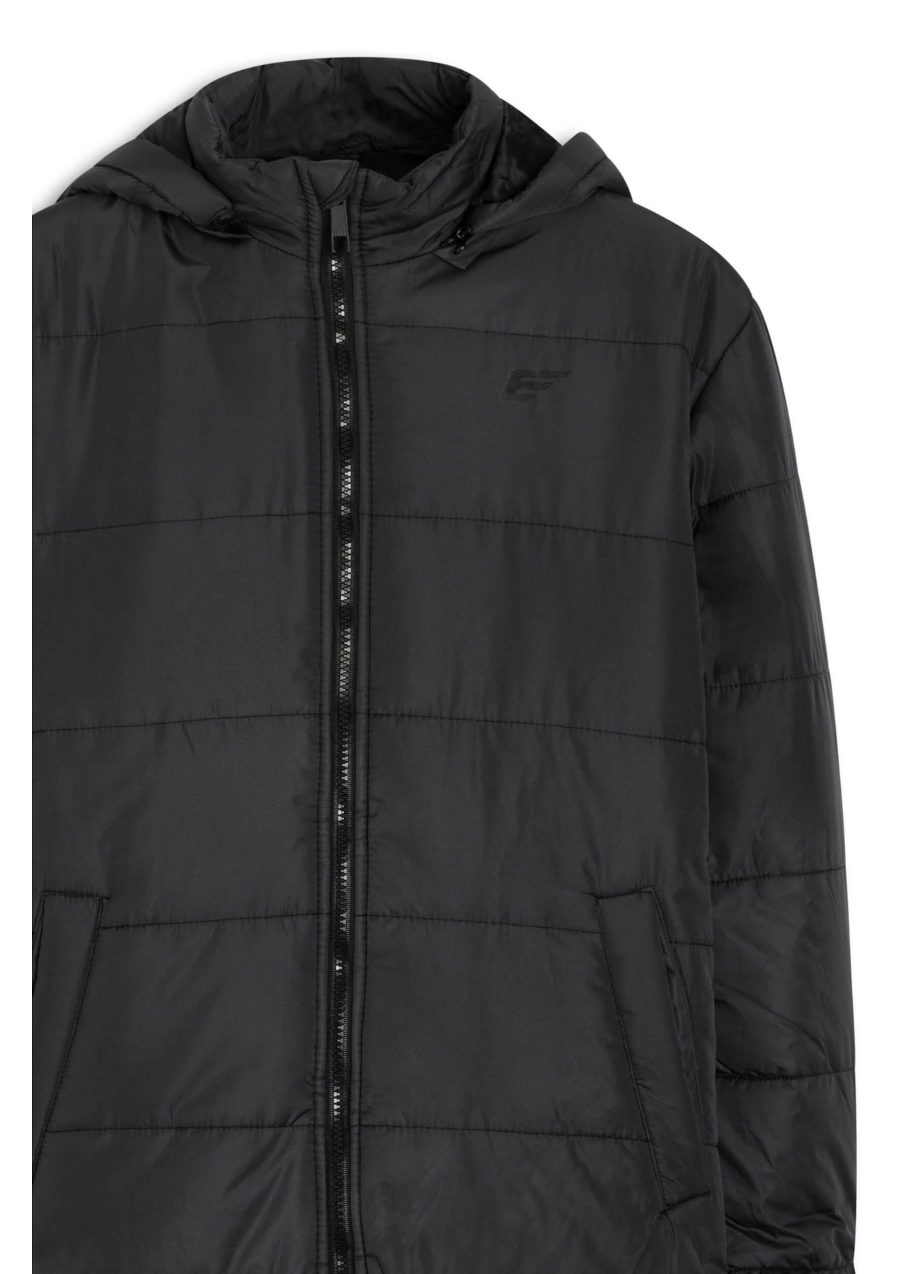 Jaqueta Nylon Ribbon Hood Preto