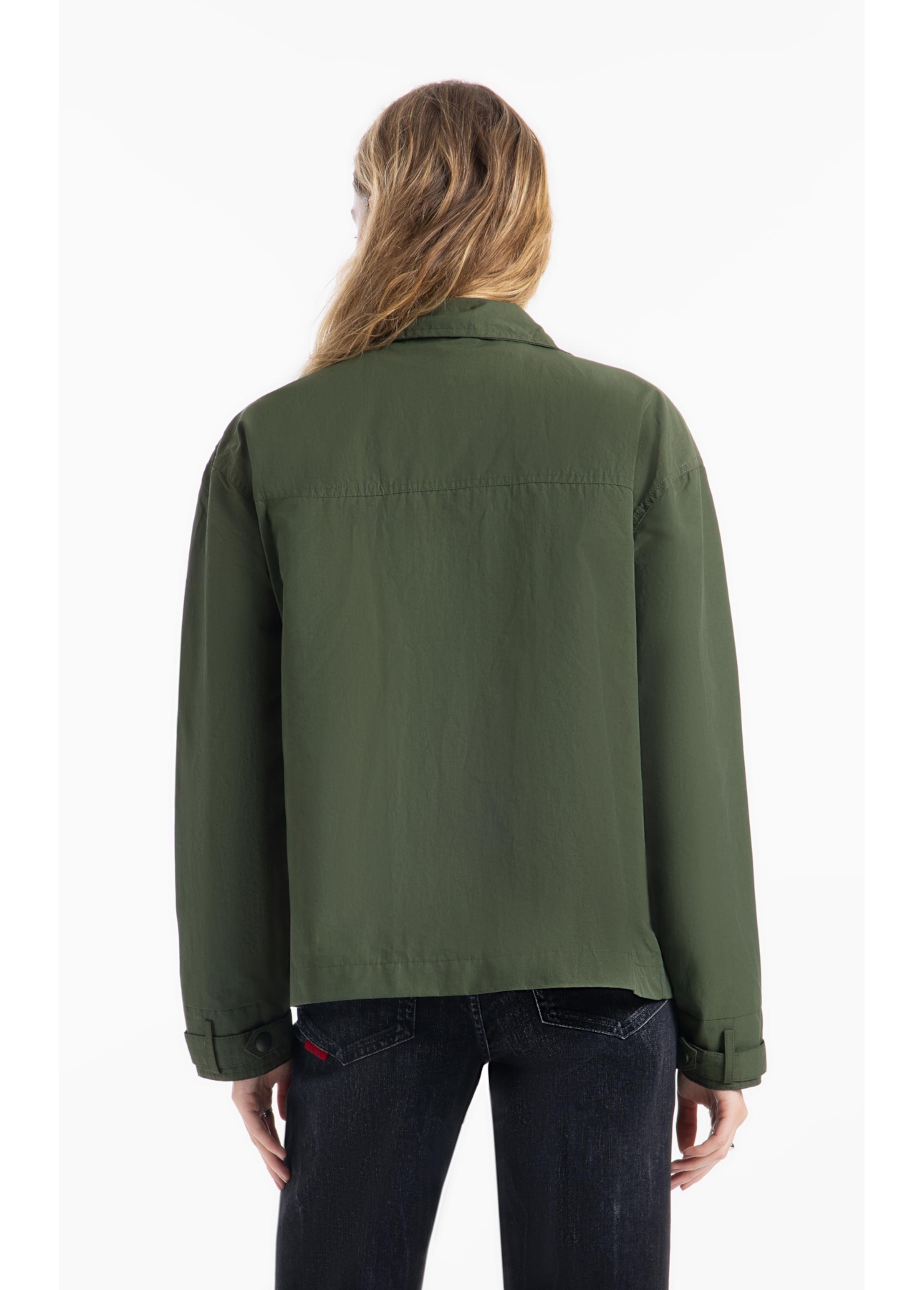 Jaqueta Nylon Ribbon Windreaker Martingale Verde Army