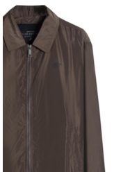 Jaqueta Nylon Windbreaker Golf Marrom