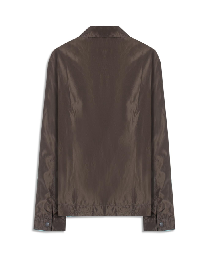 Jaqueta Nylon Windbreaker Golf Marrom