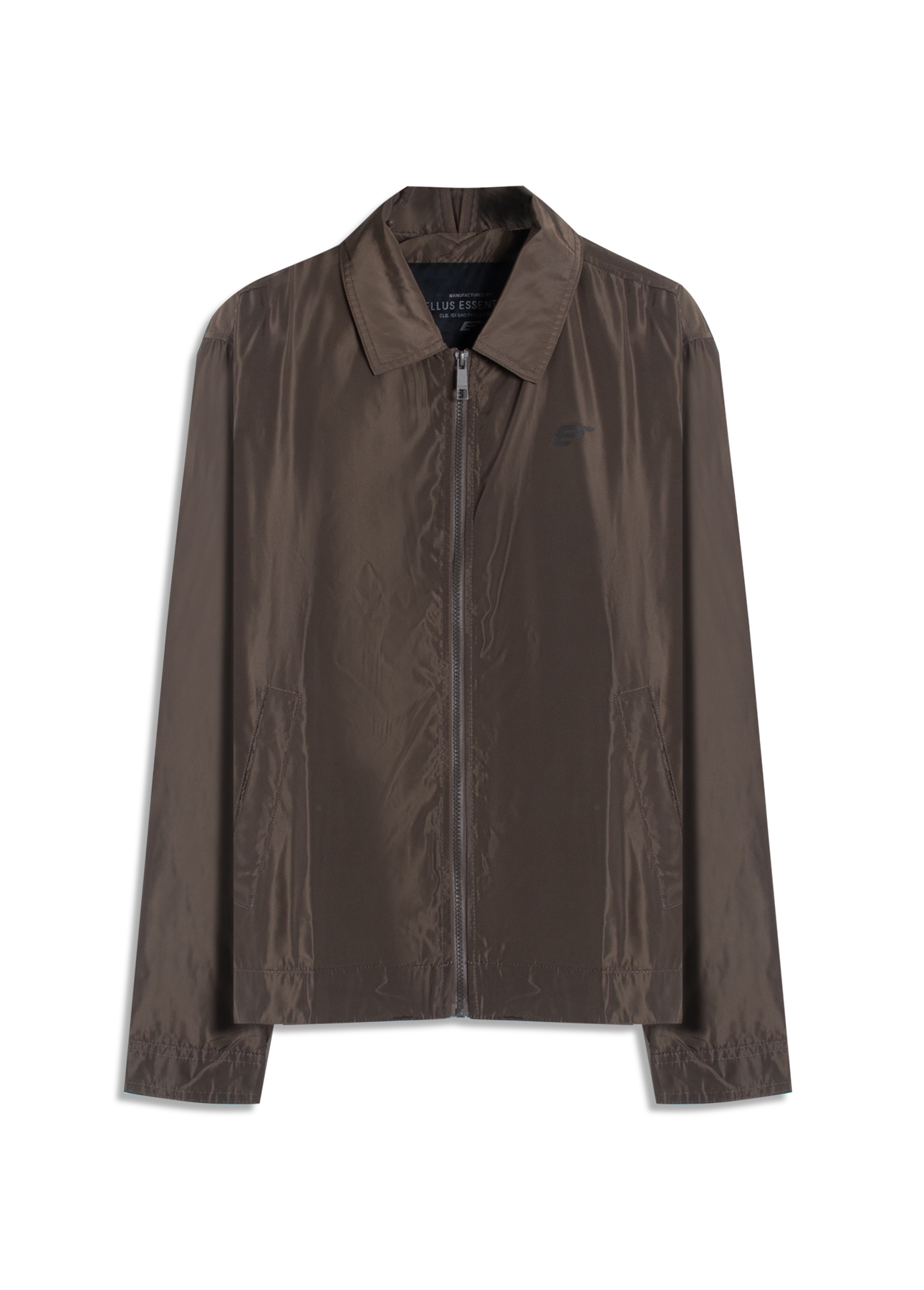 Jaqueta Nylon Windbreaker Golf Marrom