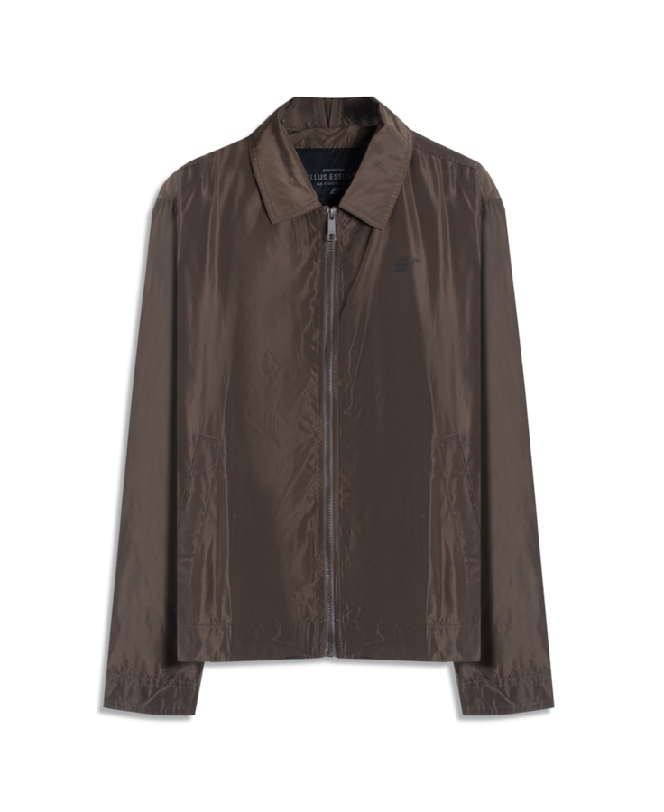Jaqueta Nylon Windbreaker Golf Marrom