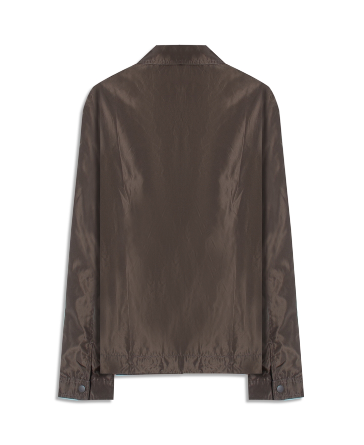 Jaqueta Nylon Windbreaker Golf Marrom