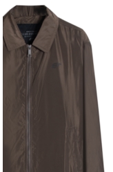 Jaqueta Nylon Windbreaker Golf Marrom