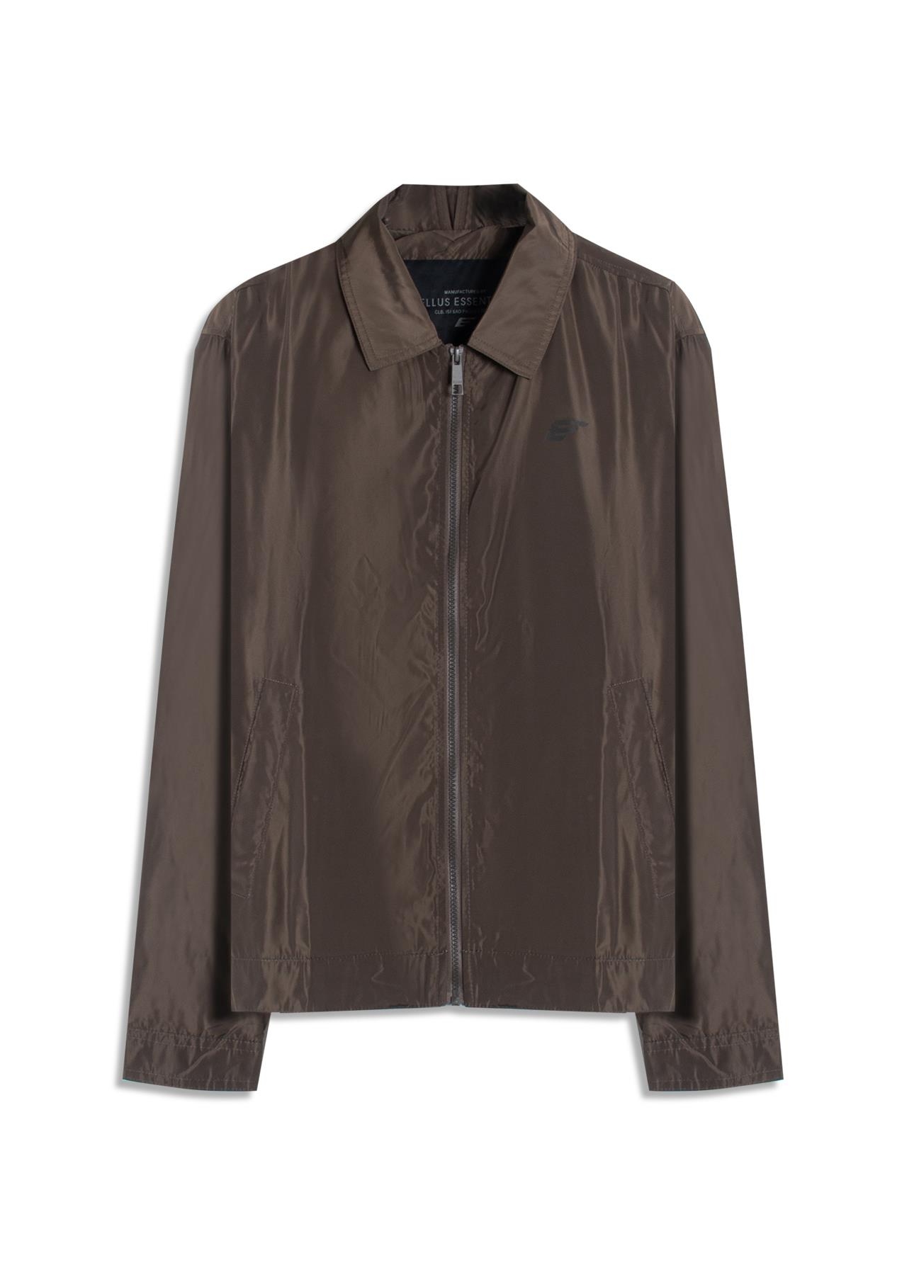 Jaqueta Nylon Windbreaker Golf Marrom
