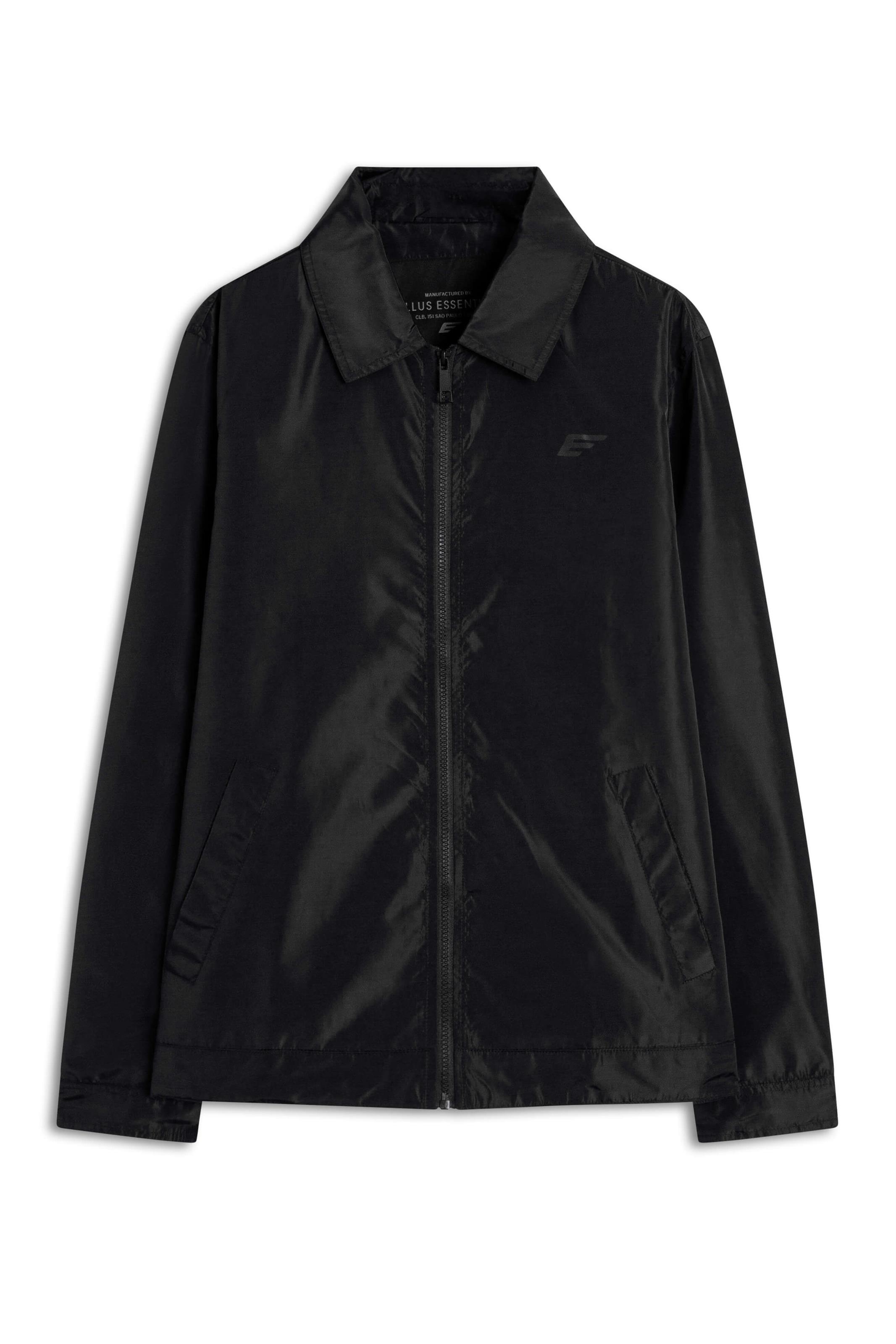 Jaqueta Nylon Windbreaker Golf Preto