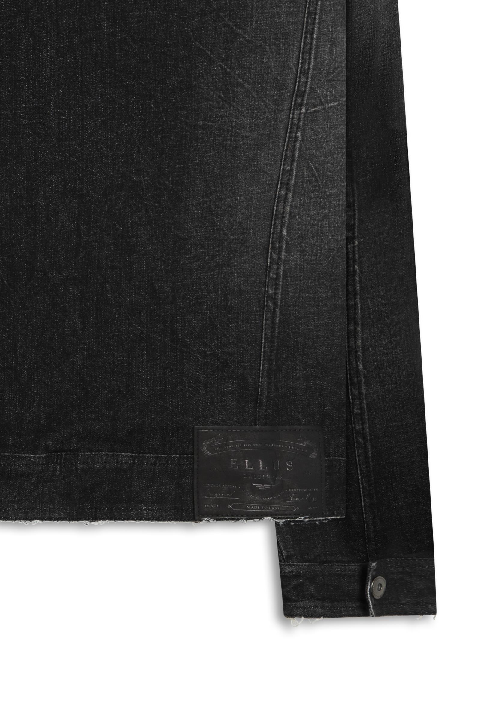 Jaqueta Ocean Elastic Oversized 2083-Lav.Black C/ Resina