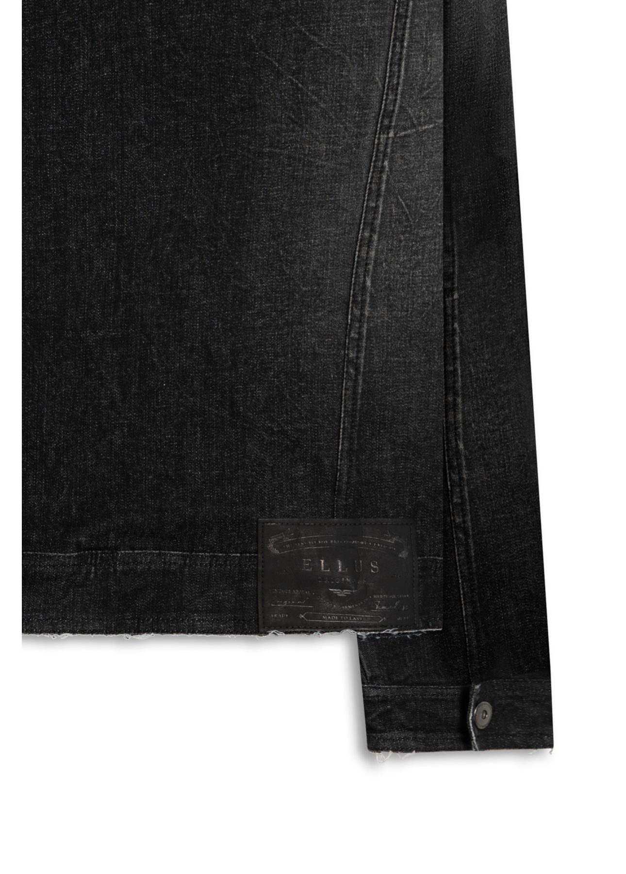 Jaqueta Ocean Elastic Oversized 2083-Lav.Black C/ Resina