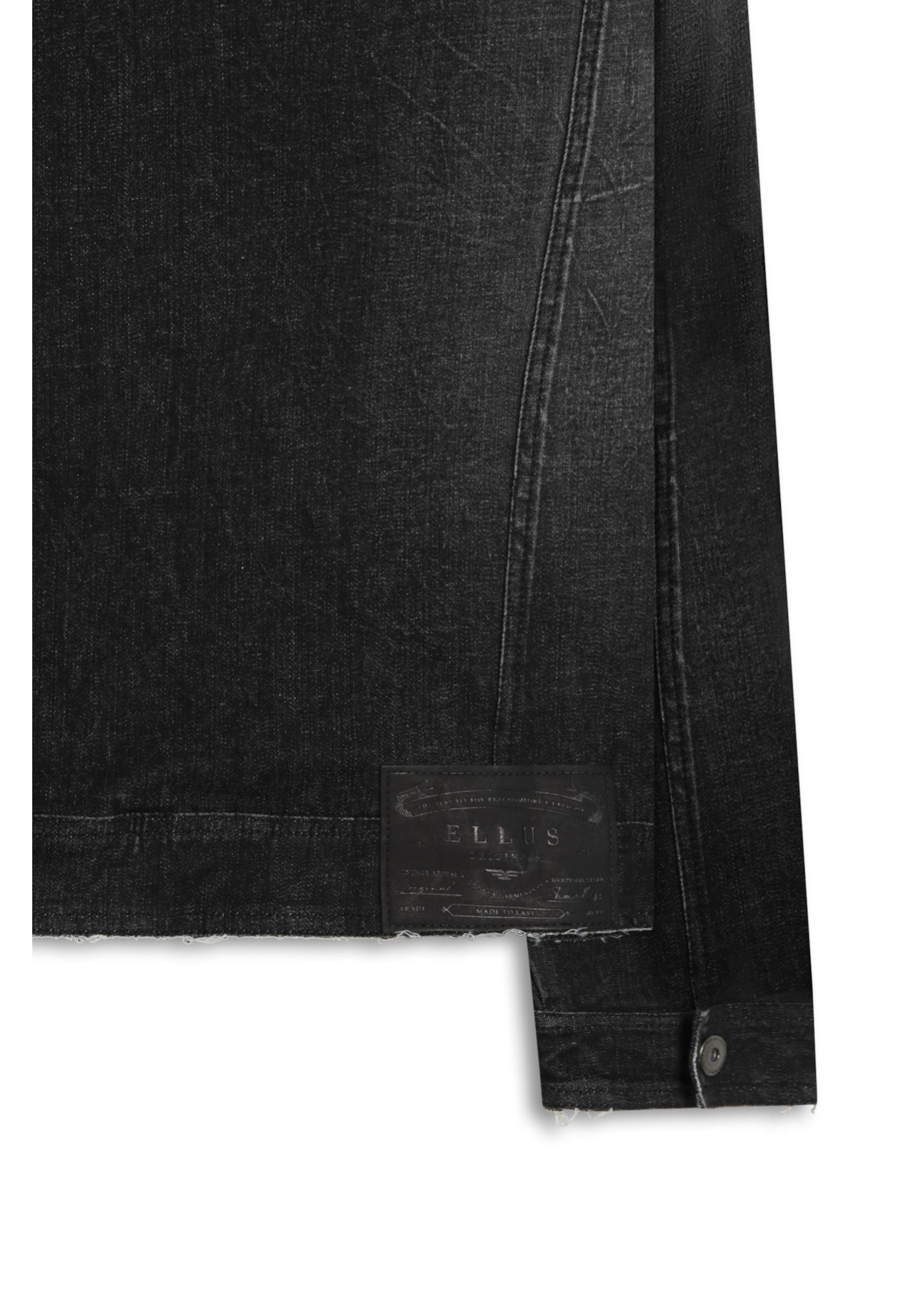 Jaqueta Ocean Elastic Oversized 2083-Lav.Black C/ Resina