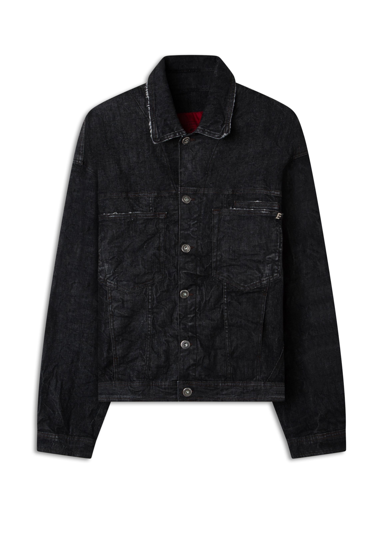 Jaqueta Ocean Elastic Vintage Lav.Black Com Resina