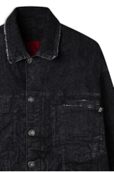 Jaqueta Ocean Elastic Vintage Lav.Black Com Resina