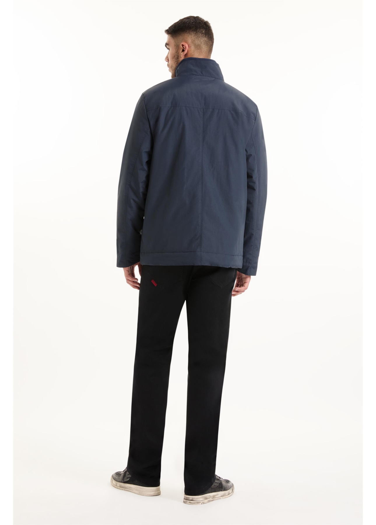 Jaqueta Parka Nylon Parachute Marinho