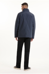 Jaqueta Parka Nylon Parachute Marinho