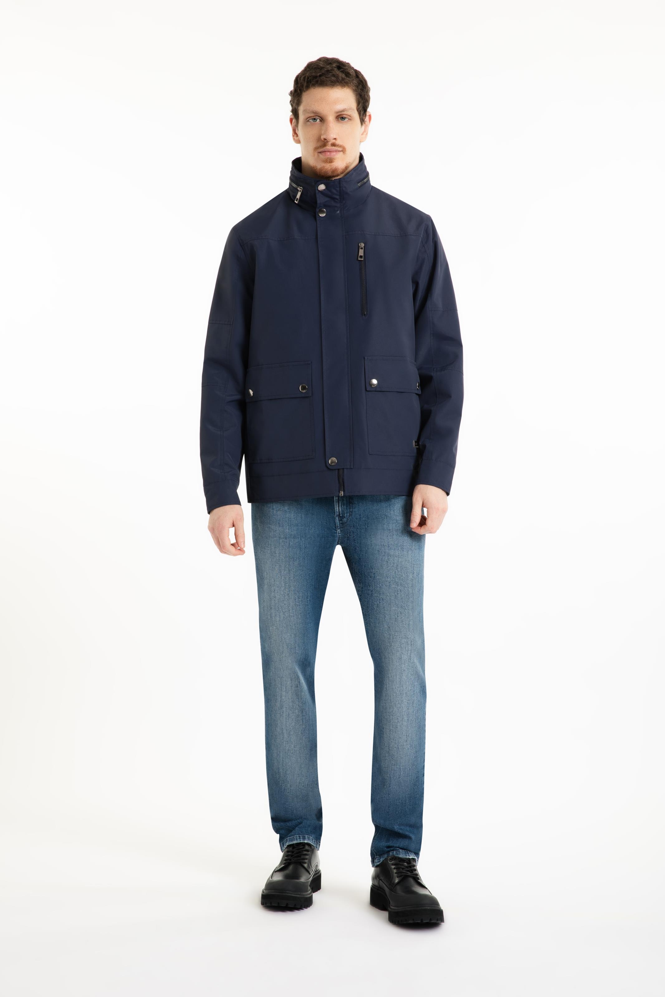 Jaqueta Parka Nylon Ribbon Purple Blue
