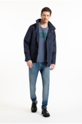 Jaqueta Parka Nylon Ribbon Purple Blue