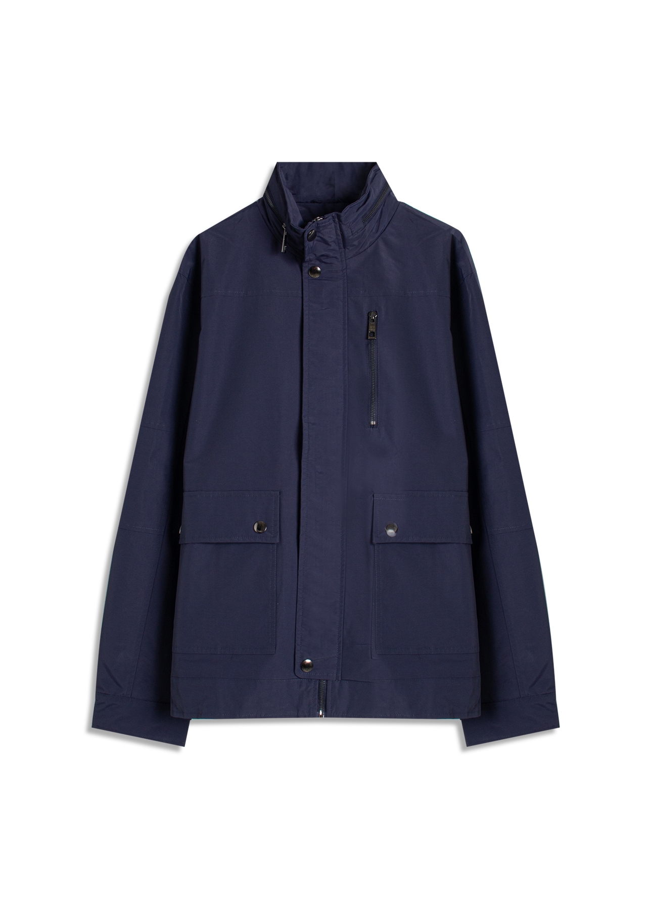 Jaqueta Parka Nylon Ribbon Purple Blue
