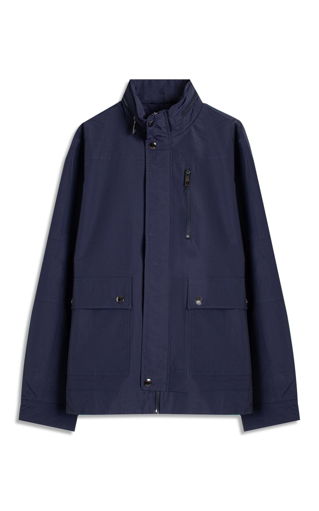 Jaqueta Parka Nylon Ribbon Purple Blue
