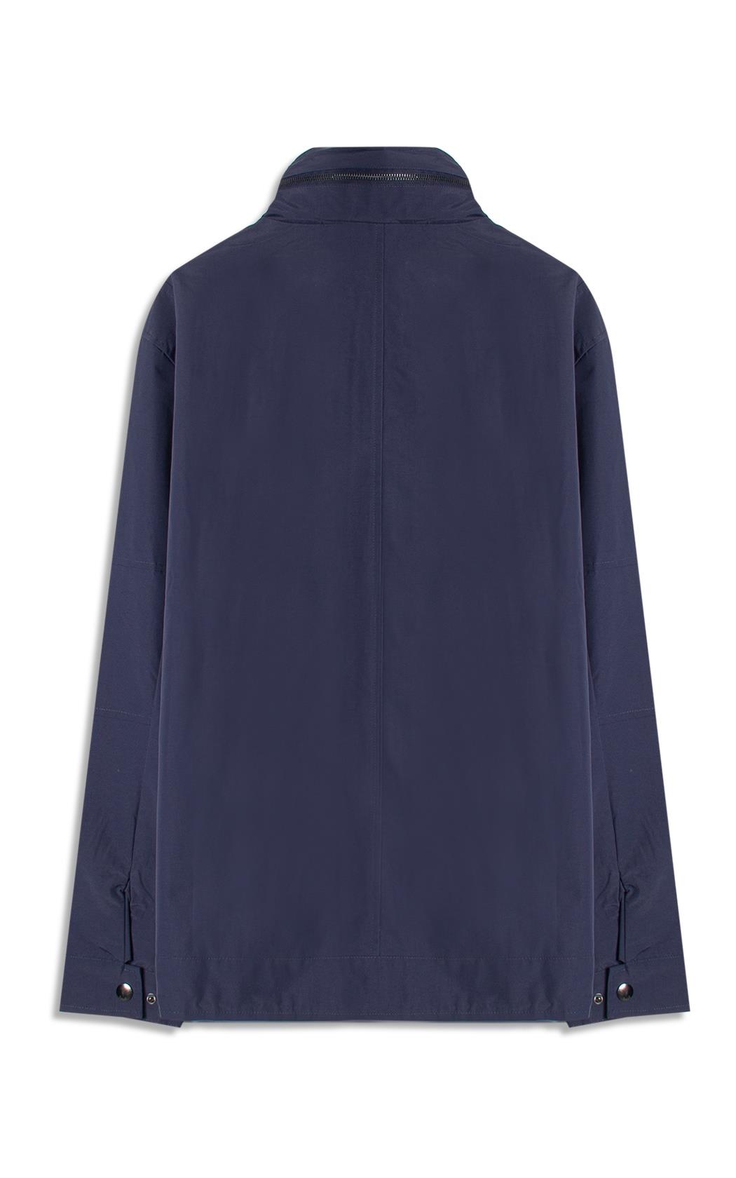 Jaqueta Parka Nylon Ribbon Purple Blue