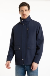 Jaqueta Parka Nylon Ribbon Purple Blue