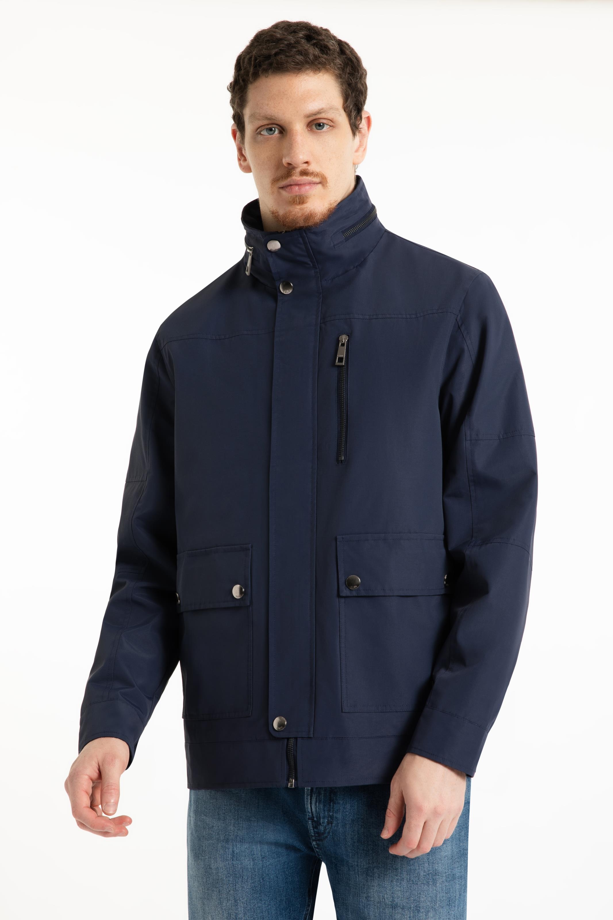 Jaqueta Parka Nylon Ribbon Purple Blue