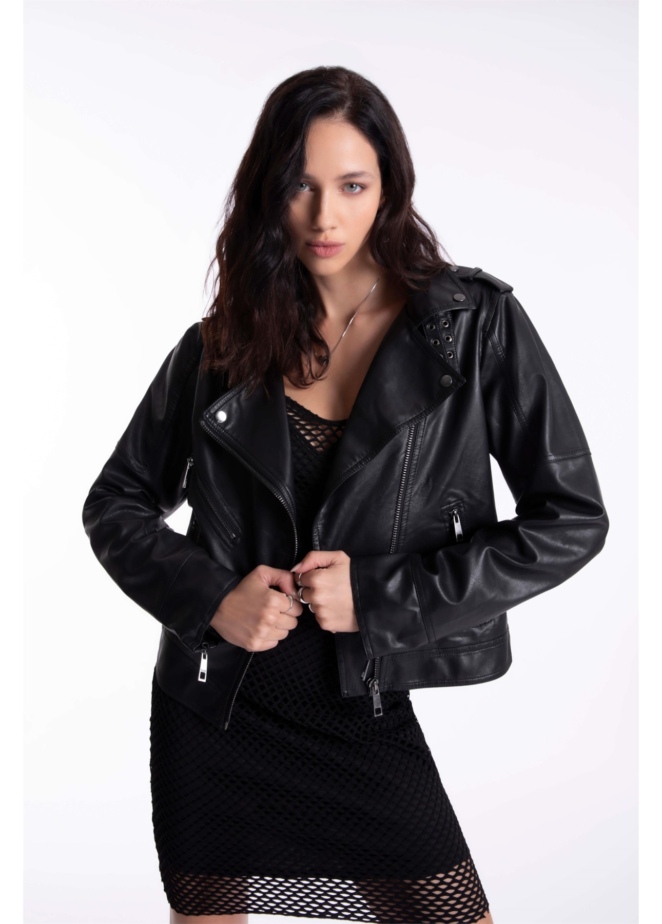 Jaqueta Perfecto Buckles Ellus Preto
