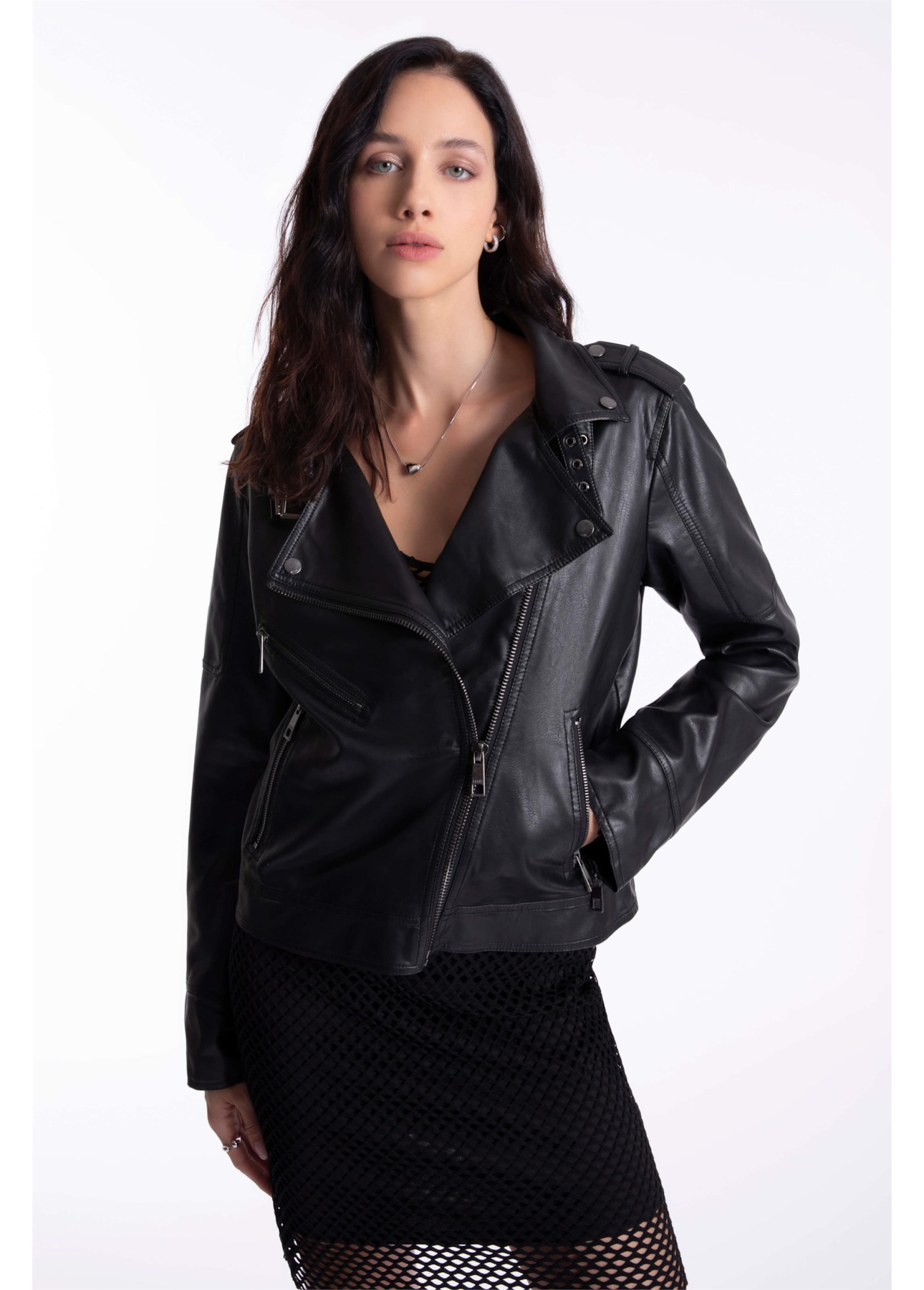 Jaqueta Perfecto Buckles Ellus Preto