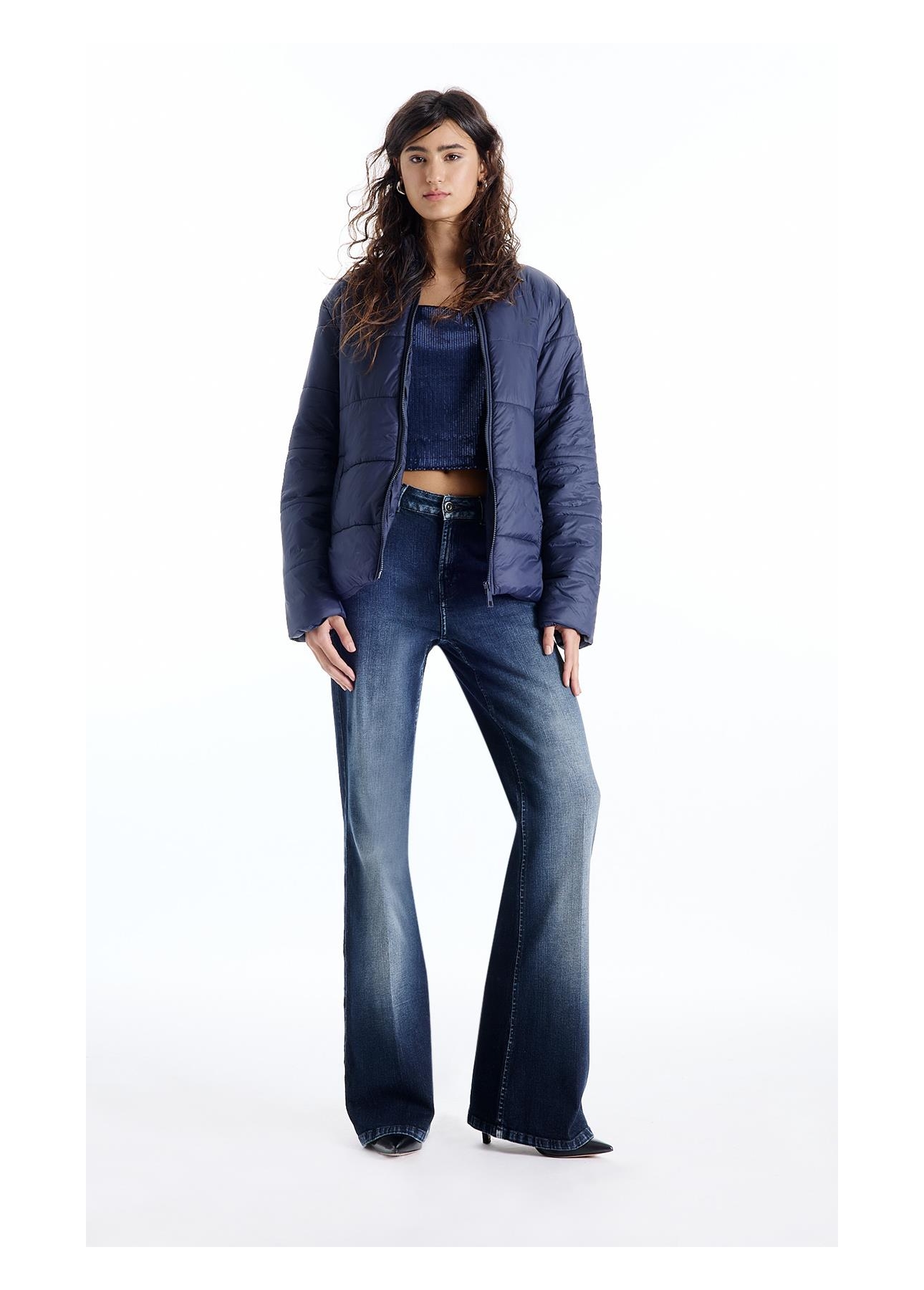 Jaqueta Puffer Essential Ellus Dark Navy