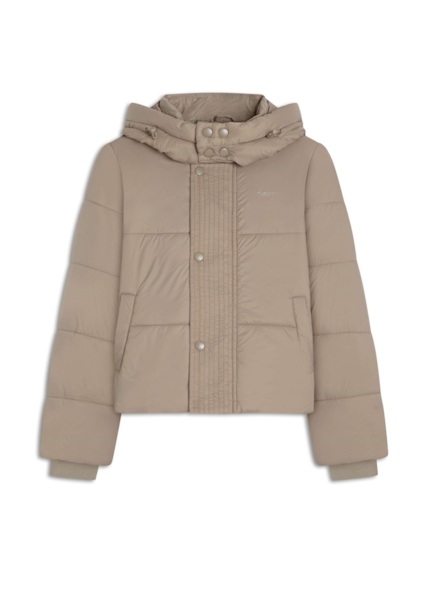 Jaqueta Puffer Hood Caqui