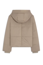 Jaqueta Puffer Hood Caqui