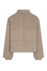 Jaqueta Puffer Hood Caqui