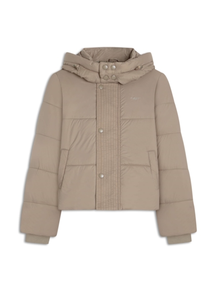Jaqueta Puffer Hood Caqui
