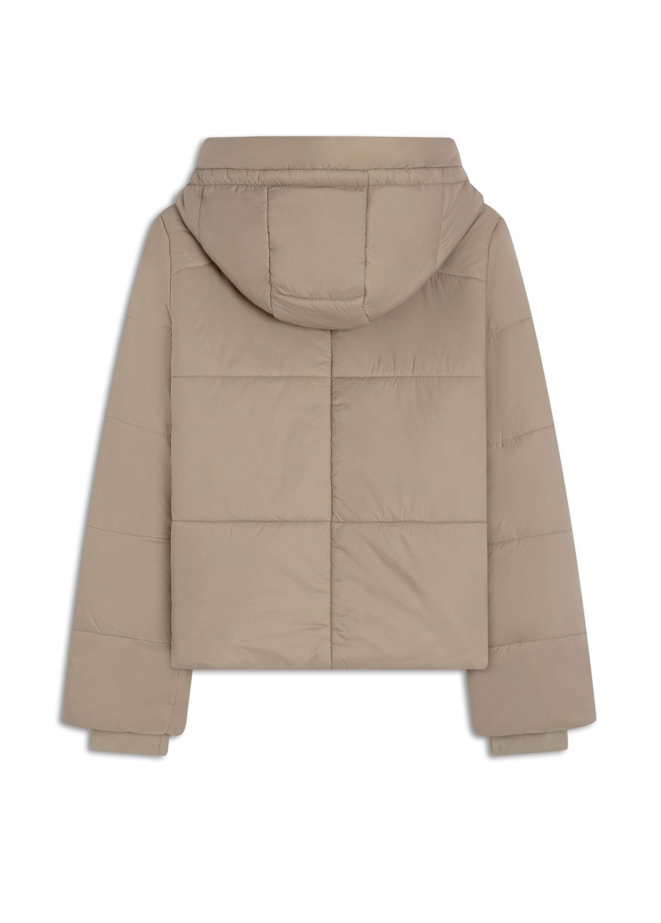 Jaqueta Puffer Hood Caqui