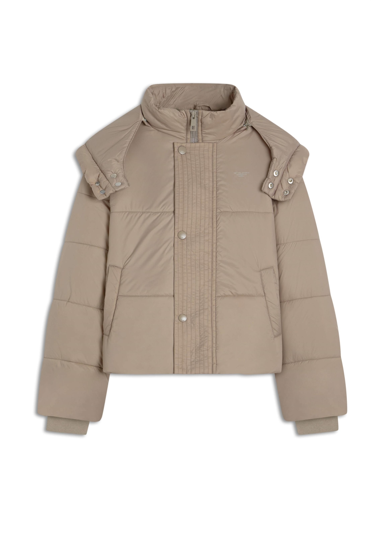 Jaqueta Puffer Hood Caqui