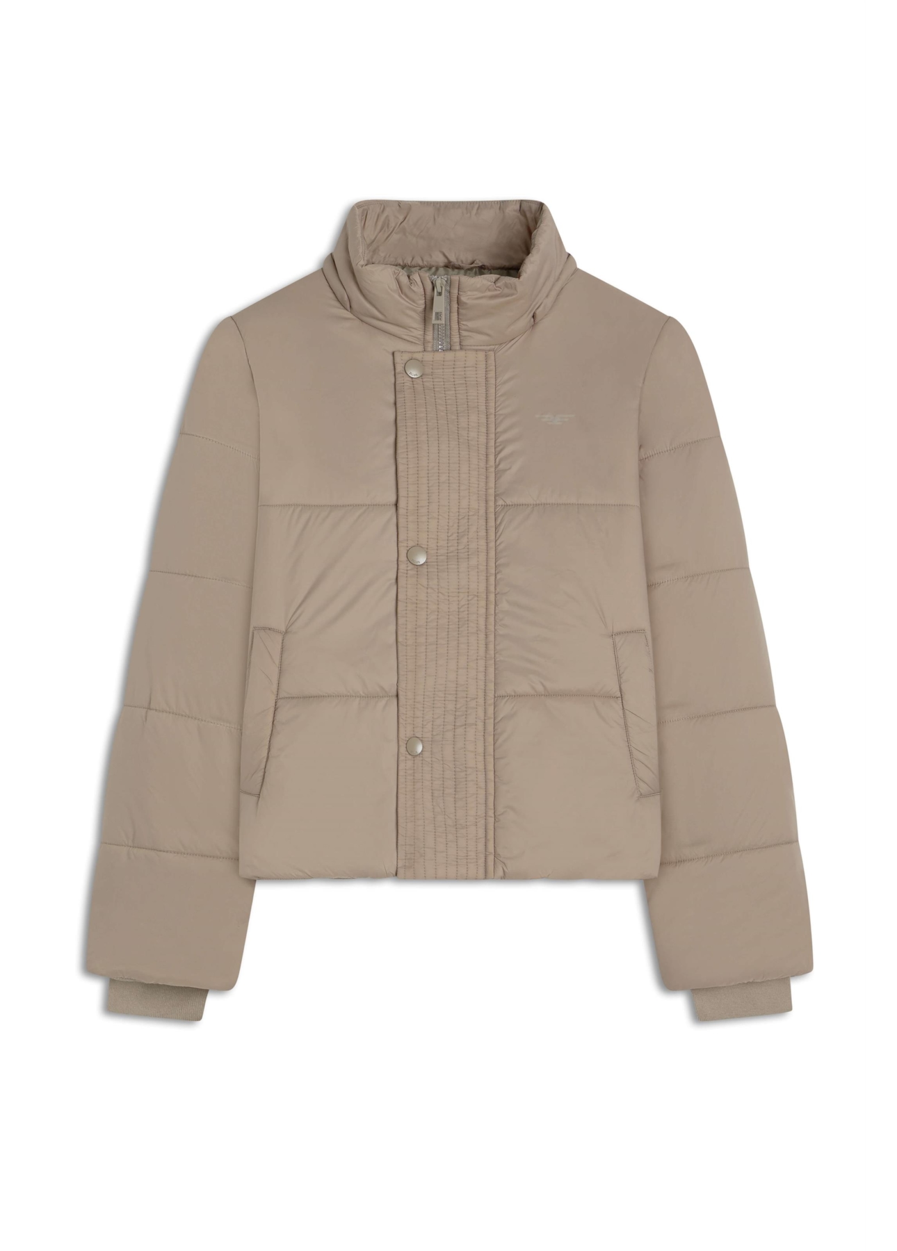 Jaqueta Puffer Hood Caqui